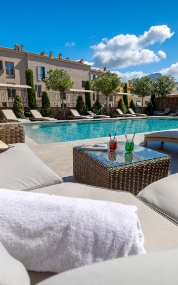 piscine hotel calvi - abbaye calvi